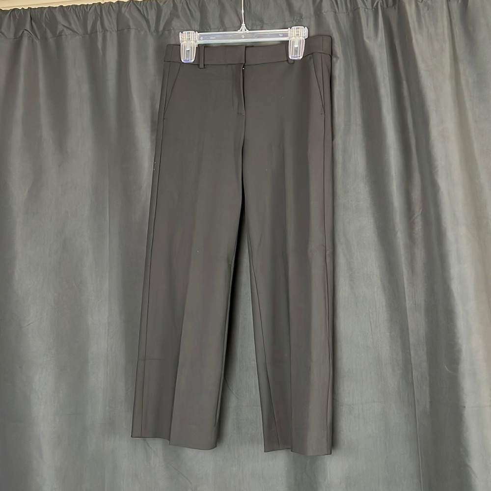 J. Crew Black Cropped Flare Pants NWT